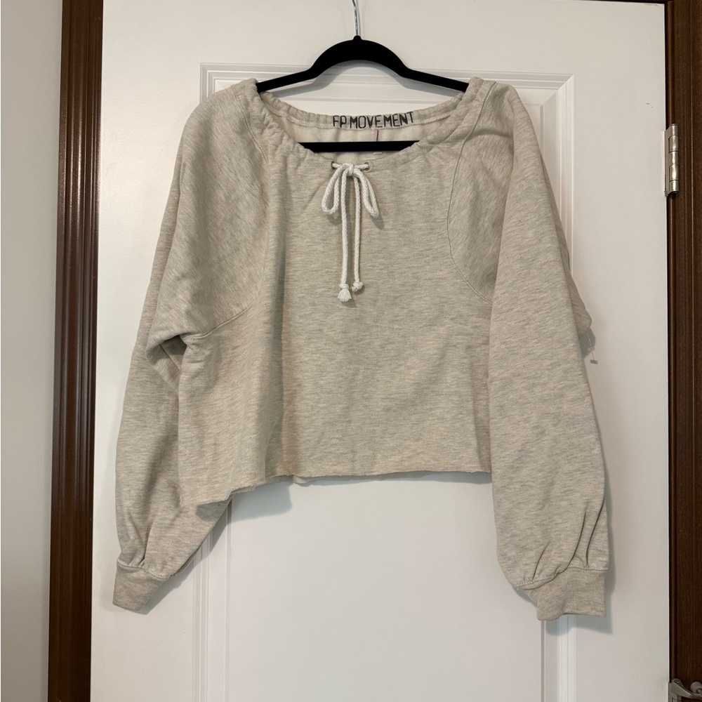 NWOT Free People For the Win Sweatshirt - Picture 3 of 4